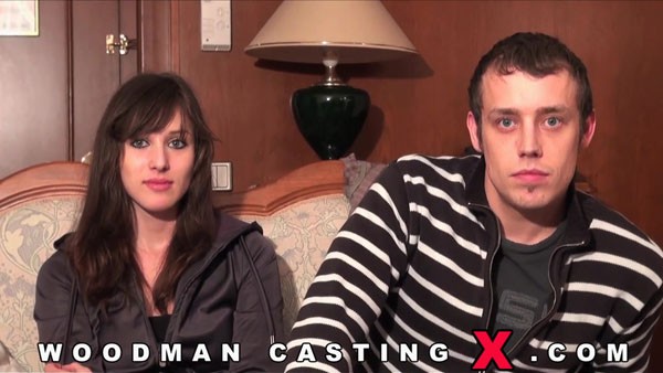 Couple in love at the casting